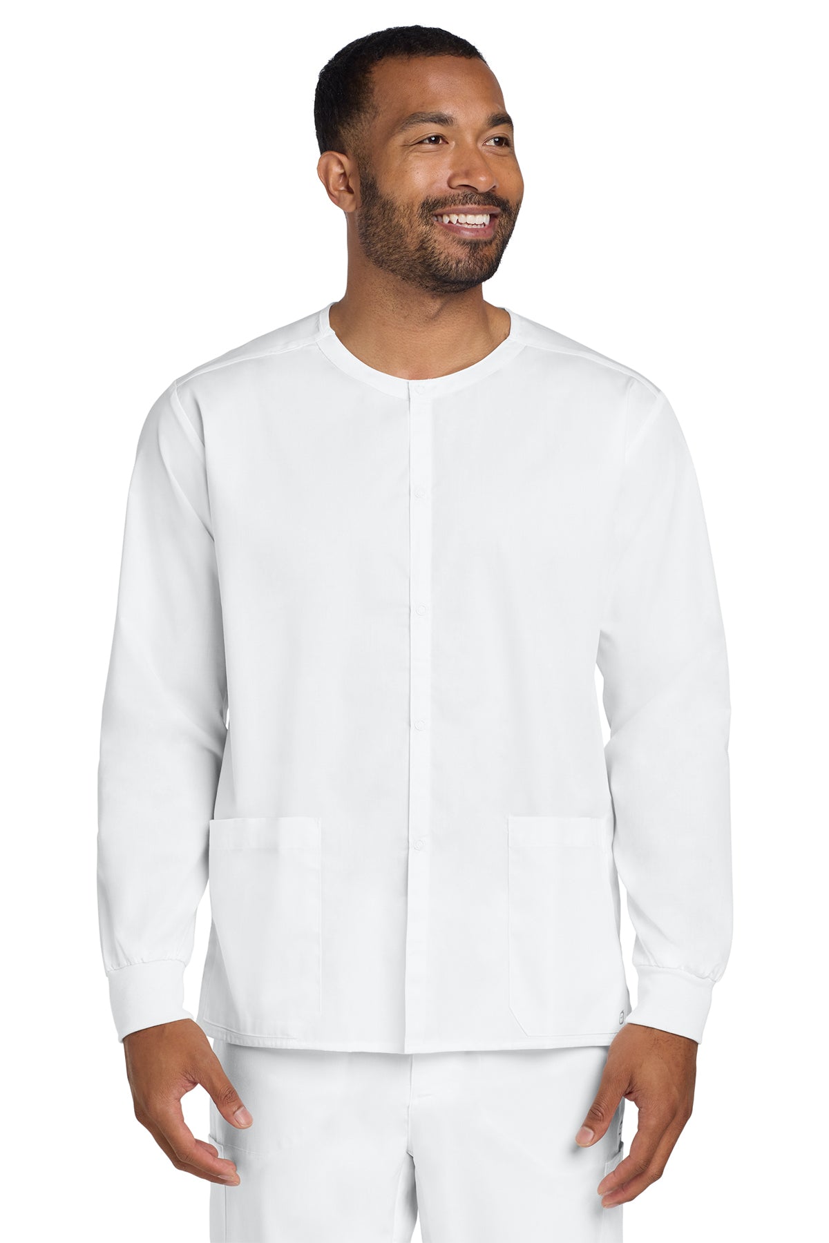 Wink® Unisex WorkFlex Snap-Front Scrub Jacket | WW3080 - The Lemon Print & Design Studio 
