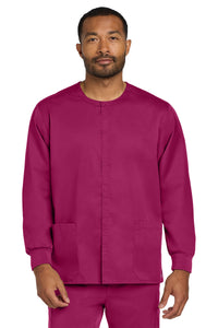 Wink® Unisex WorkFlex Snap-Front Scrub Jacket | WW3080 - The Lemon Print & Design Studio 