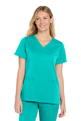 Wink® Women’s Premiere Flex™ V-Neck Top | WW4168 - The Lemon Print & Design Studio 