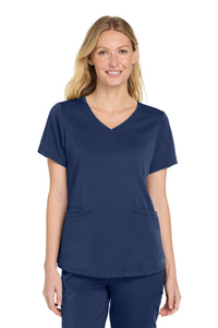 Wink® Women’s Premiere Flex™ Mock Wrap Top | WW4268 - The Lemon Print & Design Studio 