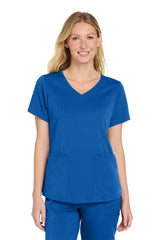Wink® Women’s Premiere Flex™ Mock Wrap Top | WW4268 - The Lemon Print & Design Studio 
