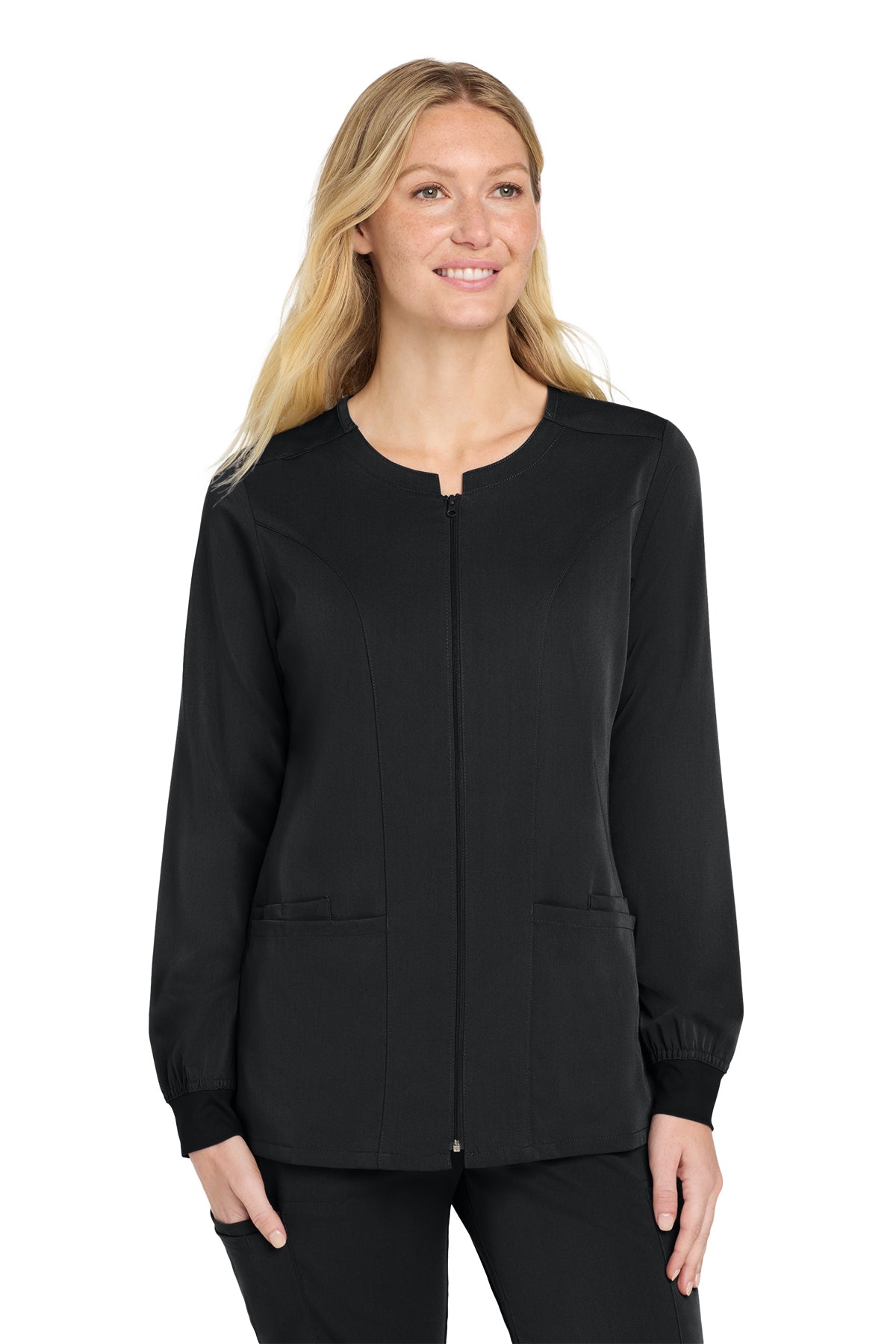Wink® Women’s Premiere Flex™ Full-Zip Scrub Jacket | WW4088 - The Lemon Print & Design Studio 