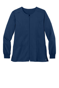 Wink® Women’s Premiere Flex™ Full-Zip Scrub Jacket | WW4088 - The Lemon Print & Design Studio 