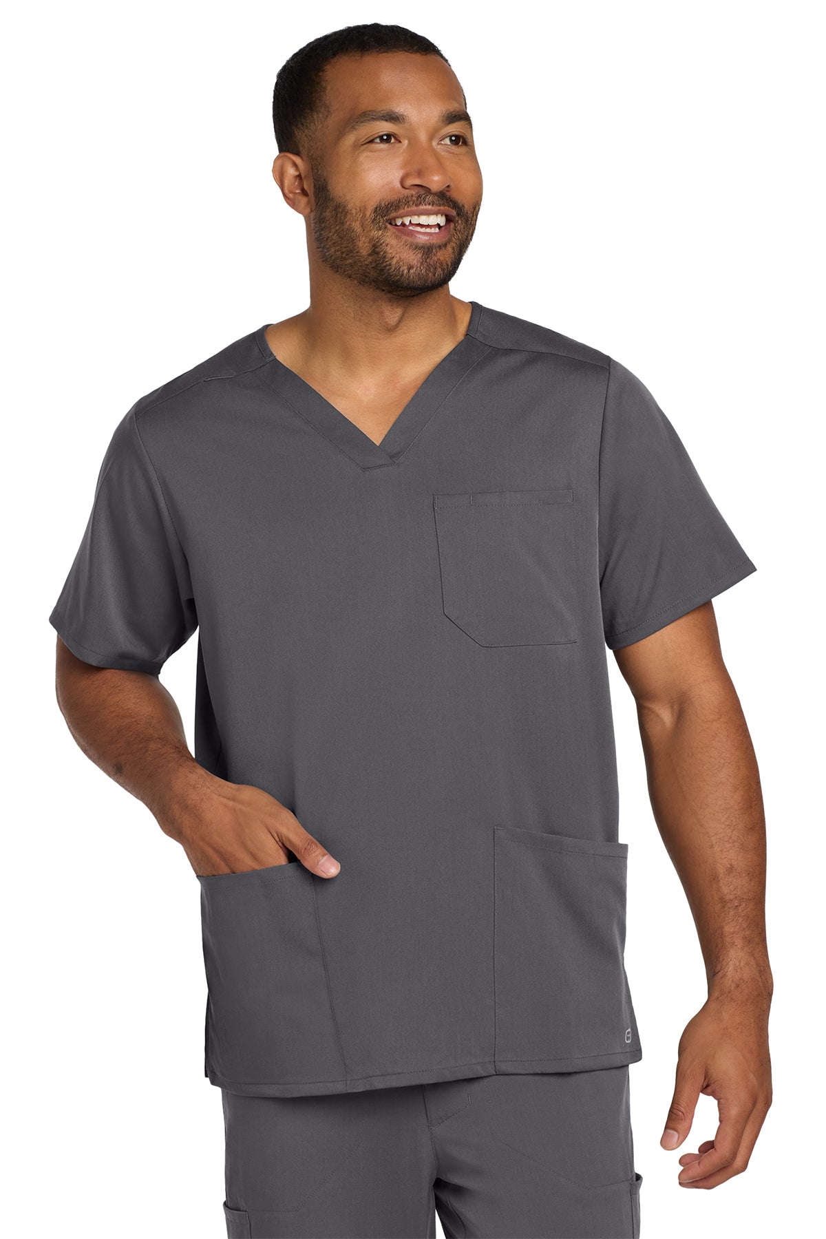 Wink® Men's Premiere Flex™ V-Neck Top | WW5068 - The Lemon Print & Design Studio 