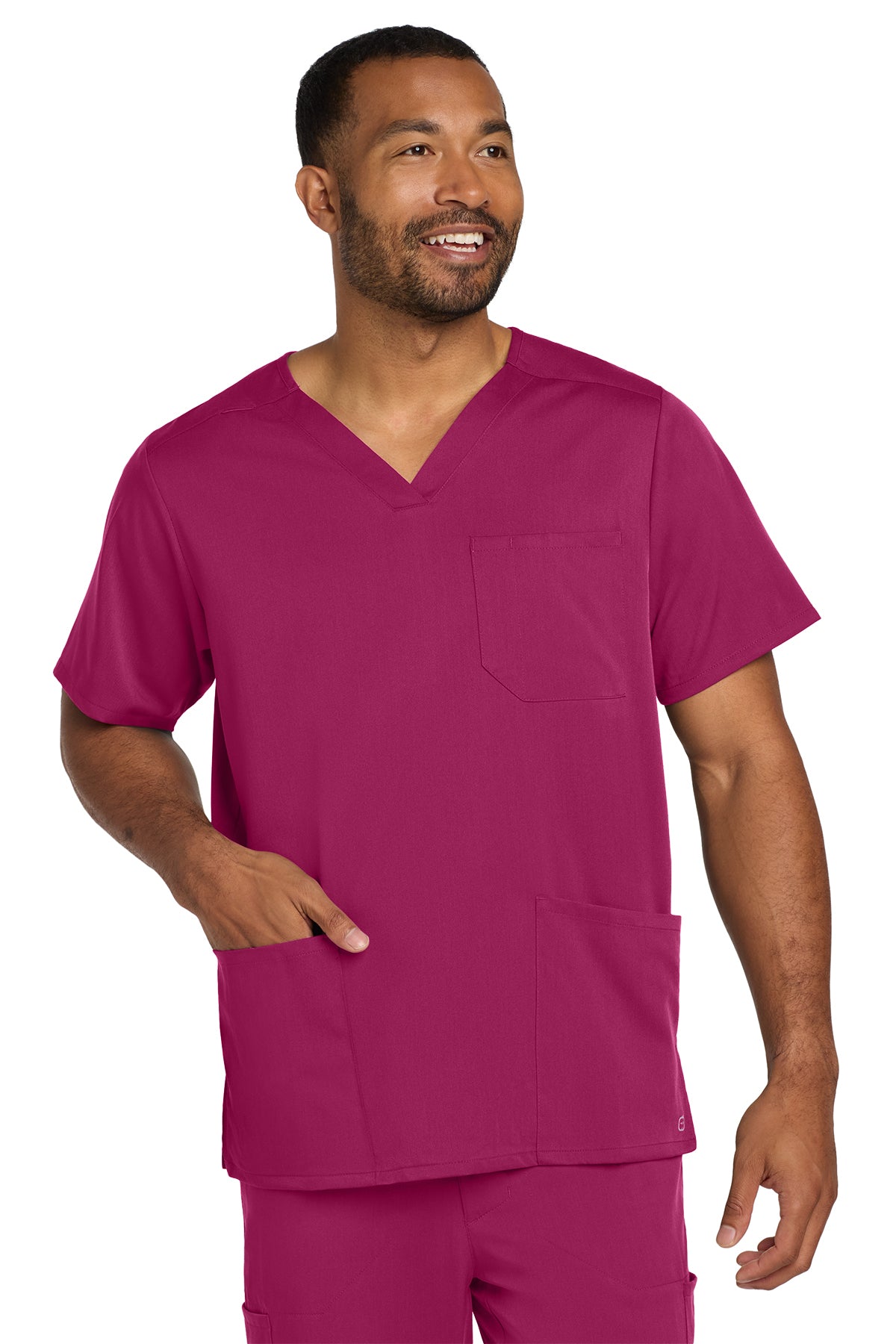 Wink® Men's Premiere Flex™ V-Neck Top | WW5068 - The Lemon Print & Design Studio 