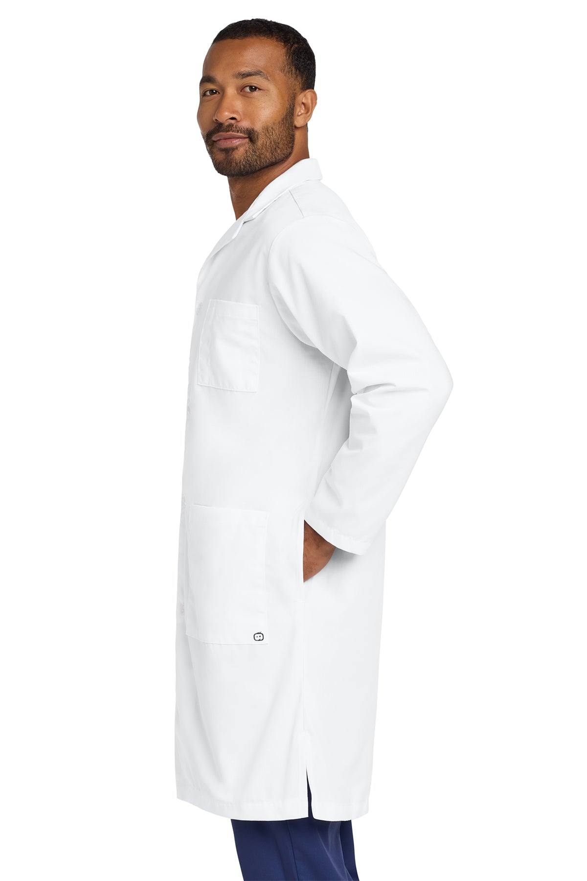 Wink® Men's Long Lab Coat | WW5172 - The Lemon Print & Design Studio 