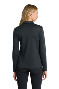 Nike Women's Dri-FIT Micro Pique 2.0 Long Sleeve Polo | NKDC2105 - The Lemon Print & Design Studio 