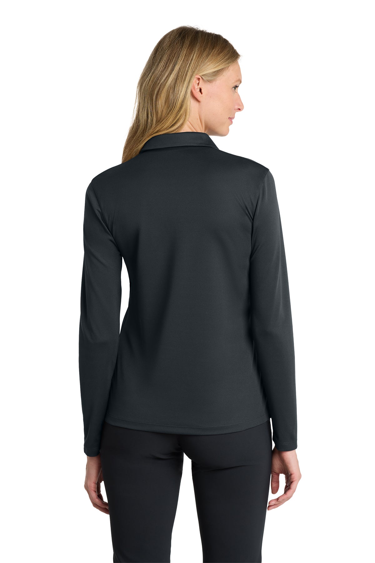 Nike Women's Dri-FIT Micro Pique 2.0 Long Sleeve Polo | NKDC2105 - The Lemon Print & Design Studio 