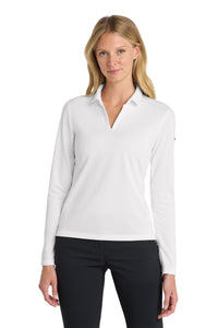 Nike Women's Dri-FIT Micro Pique 2.0 Long Sleeve Polo | NKDC2105 - The Lemon Print & Design Studio 