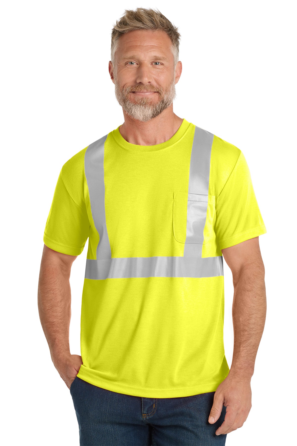 CornerStone® - ANSI 107 Class 2 Safety T-Shirt | CS401 - The Lemon Print & Design Studio 