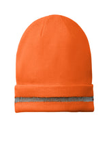 CornerStone® - Enhanced Visibility Beanie with Reflective Stripe | CS800 - The Lemon Print & Design Studio 