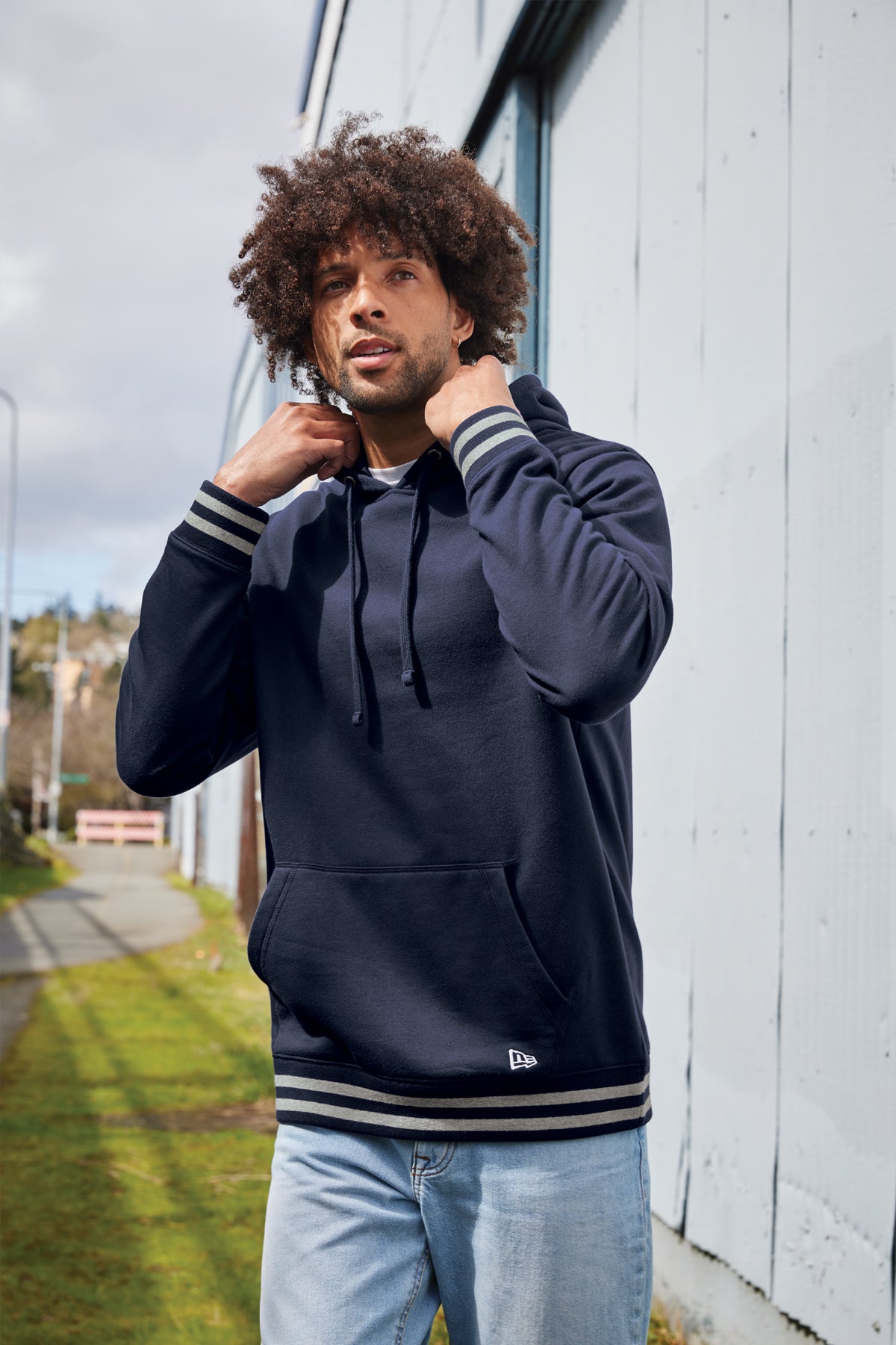 NEA550 New Era® Comeback Fleece Pullover Hoodie