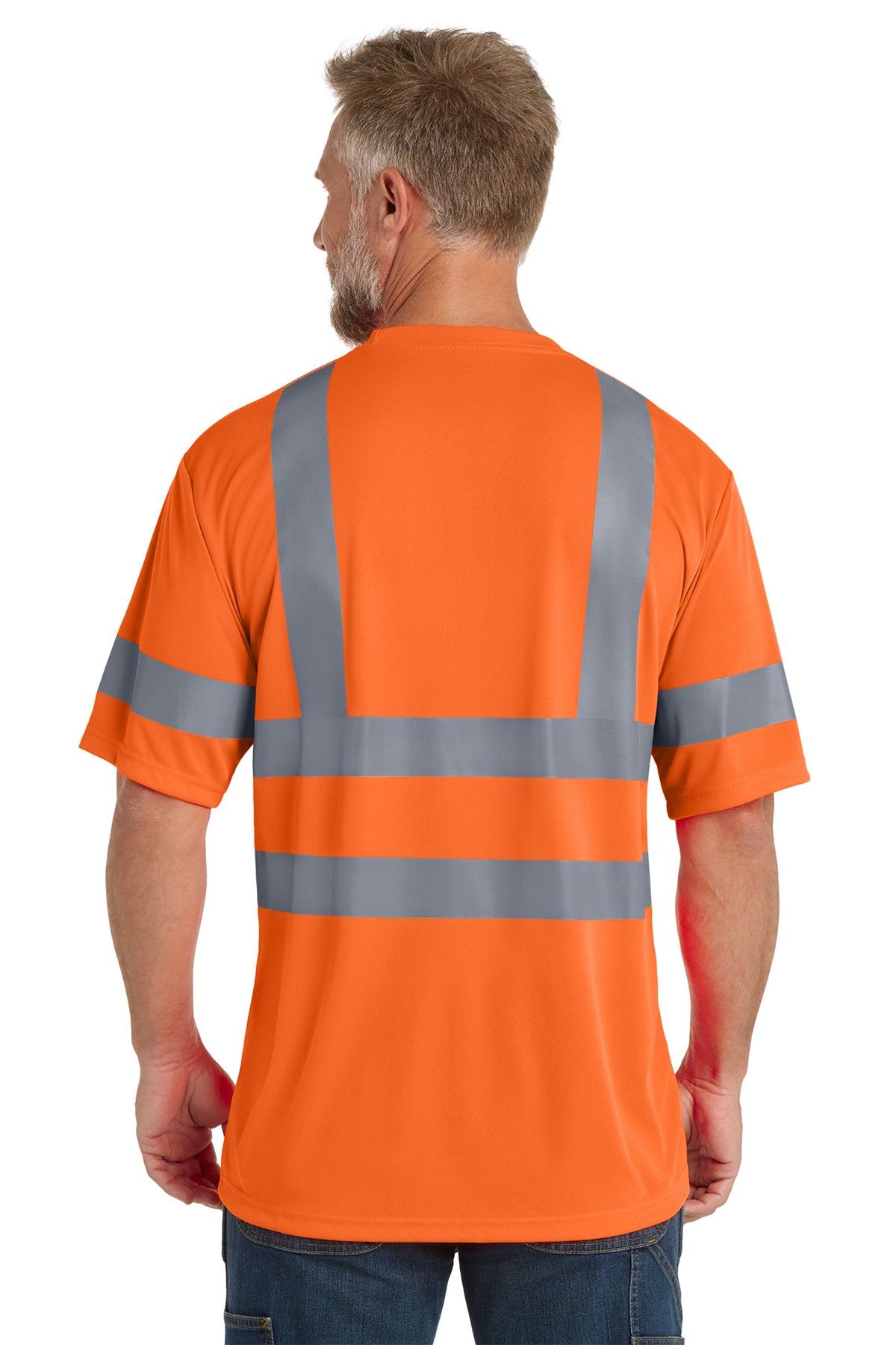 CornerStone® - ANSI 107 Class 3 Short Sleeve Snag-Resistant Reflective T-Shirt | CS408 - The Lemon Print & Design Studio 