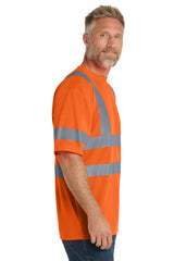 CornerStone® - ANSI 107 Class 3 Short Sleeve Snag-Resistant Reflective T-Shirt | CS408 - The Lemon Print & Design Studio 