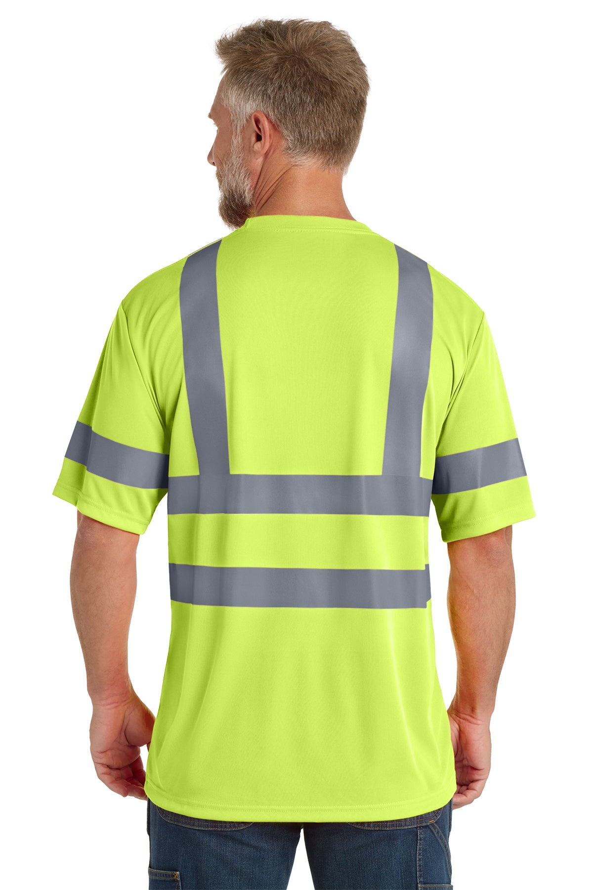 CornerStone® - ANSI 107 Class 3 Short Sleeve Snag-Resistant Reflective T-Shirt | CS408 - The Lemon Print & Design Studio 