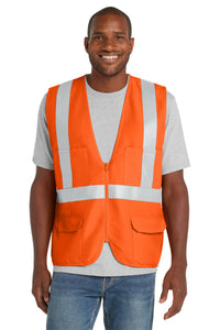 CornerStone® - ANSI 107 Class 2 Mesh Back Safety Vest | CSV405 - The Lemon Print & Design Studio 