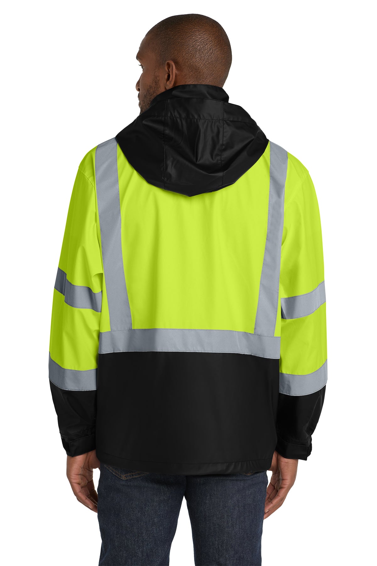 CornerStone® - ANSI 107 Class 3 Safety Windbreaker | CSJ25 - The Lemon Print & Design Studio 