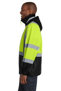 CornerStone® - ANSI 107 Class 3 Safety Windbreaker | CSJ25 - The Lemon Print & Design Studio 