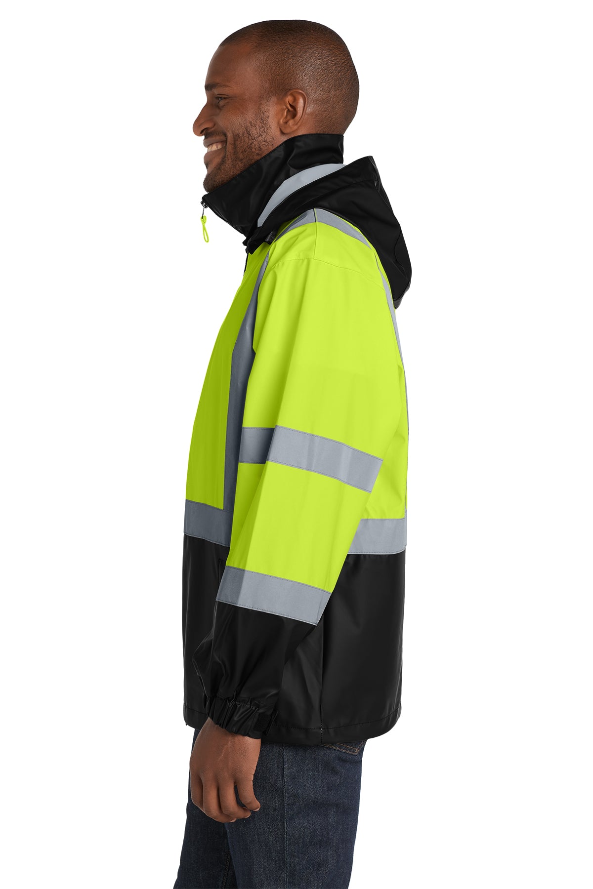 CornerStone® - ANSI 107 Class 3 Safety Windbreaker | CSJ25 - The Lemon Print & Design Studio 