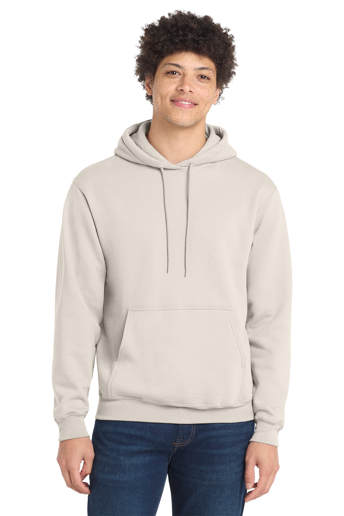 Port & Company PC78H Core Fleece Pullover Hoodie - Natural