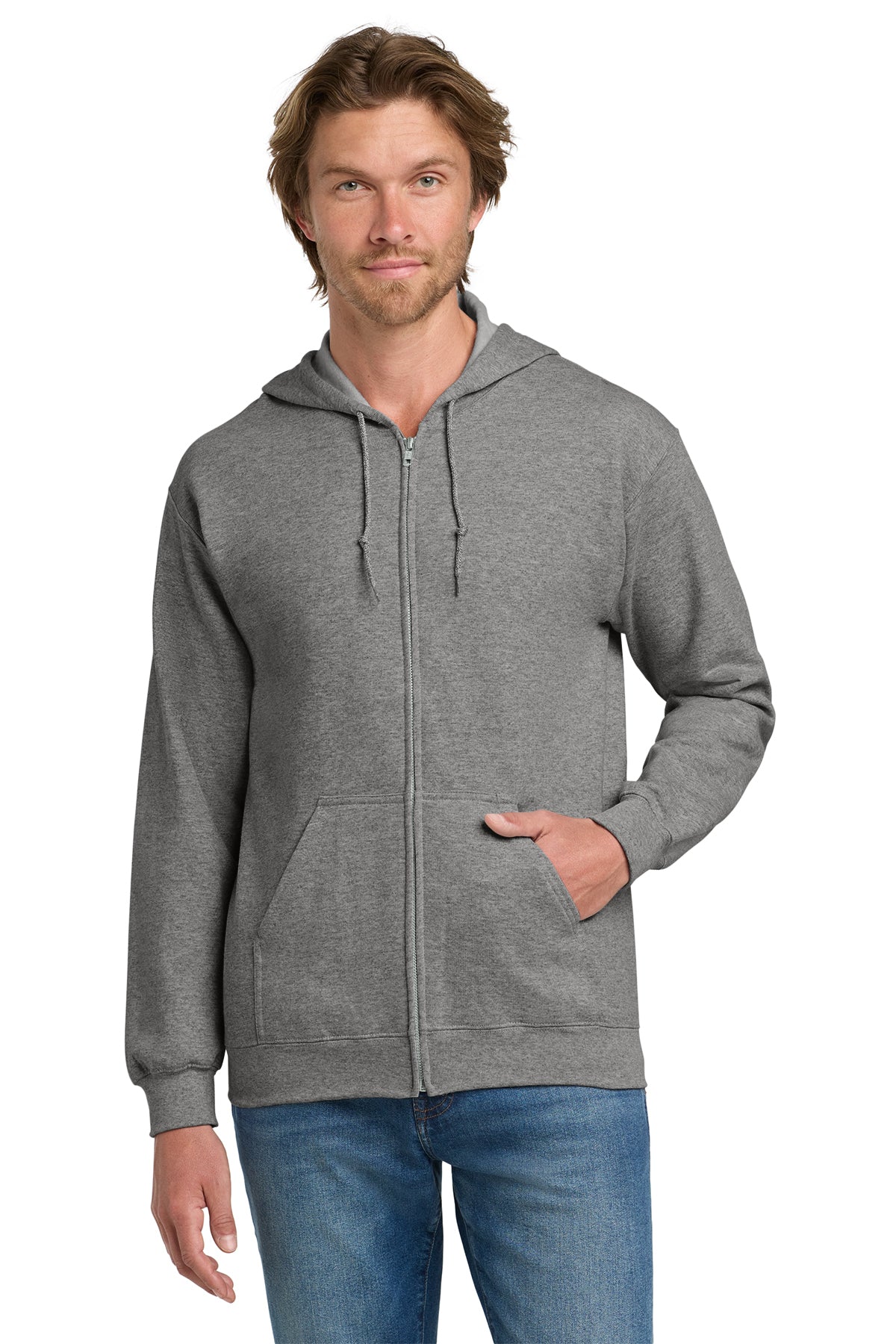 G186 Gildan® - Heavy Blend™ Full-Zip Hooded Sweatshirt - The Lemon Print & Design Studio 