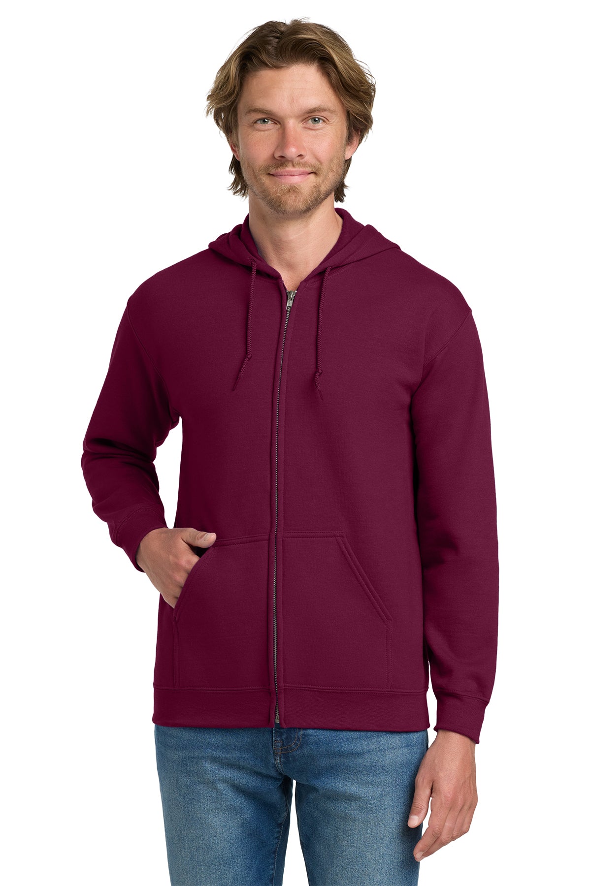 G186 Gildan® - Heavy Blend™ Full-Zip Hooded Sweatshirt - The Lemon Print & Design Studio 