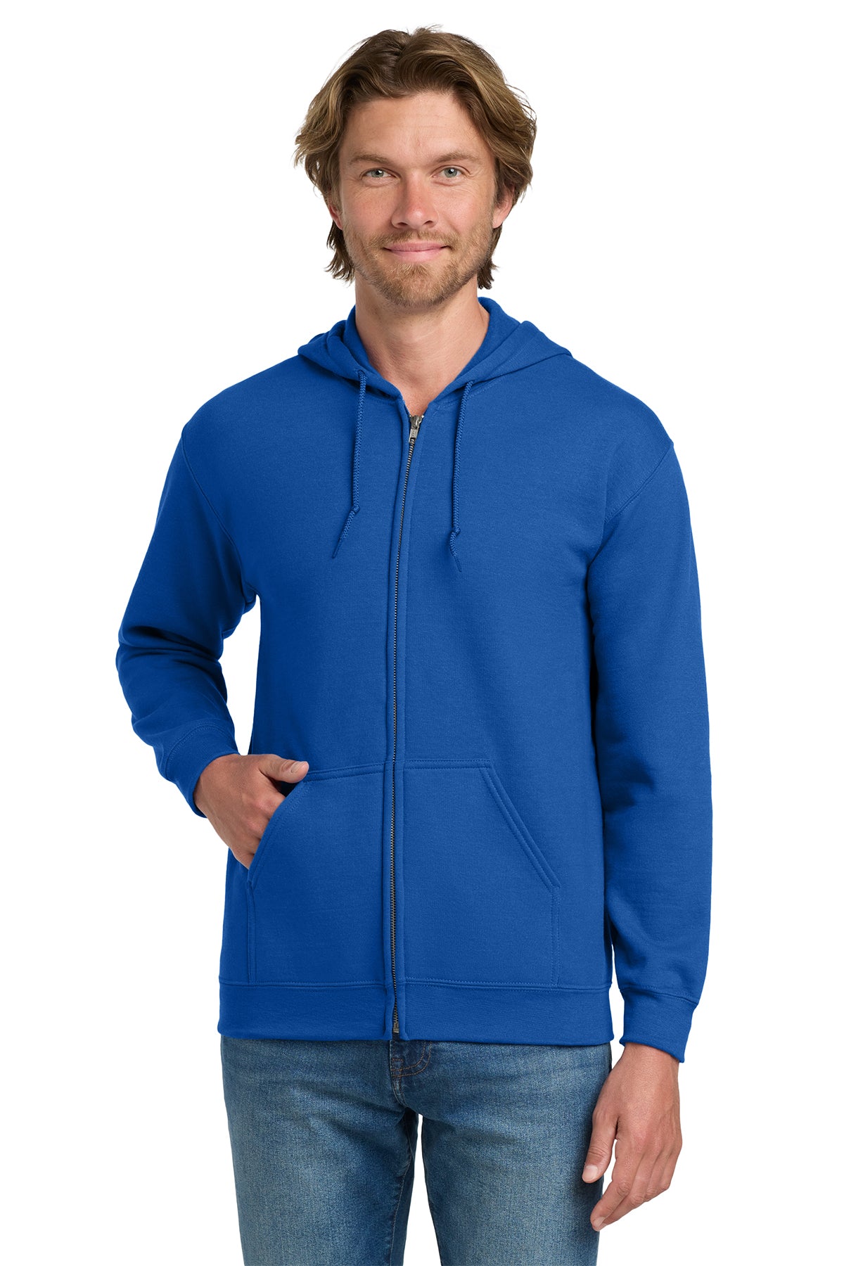 G186 Gildan® - Heavy Blend™ Full-Zip Hooded Sweatshirt - The Lemon Print & Design Studio 