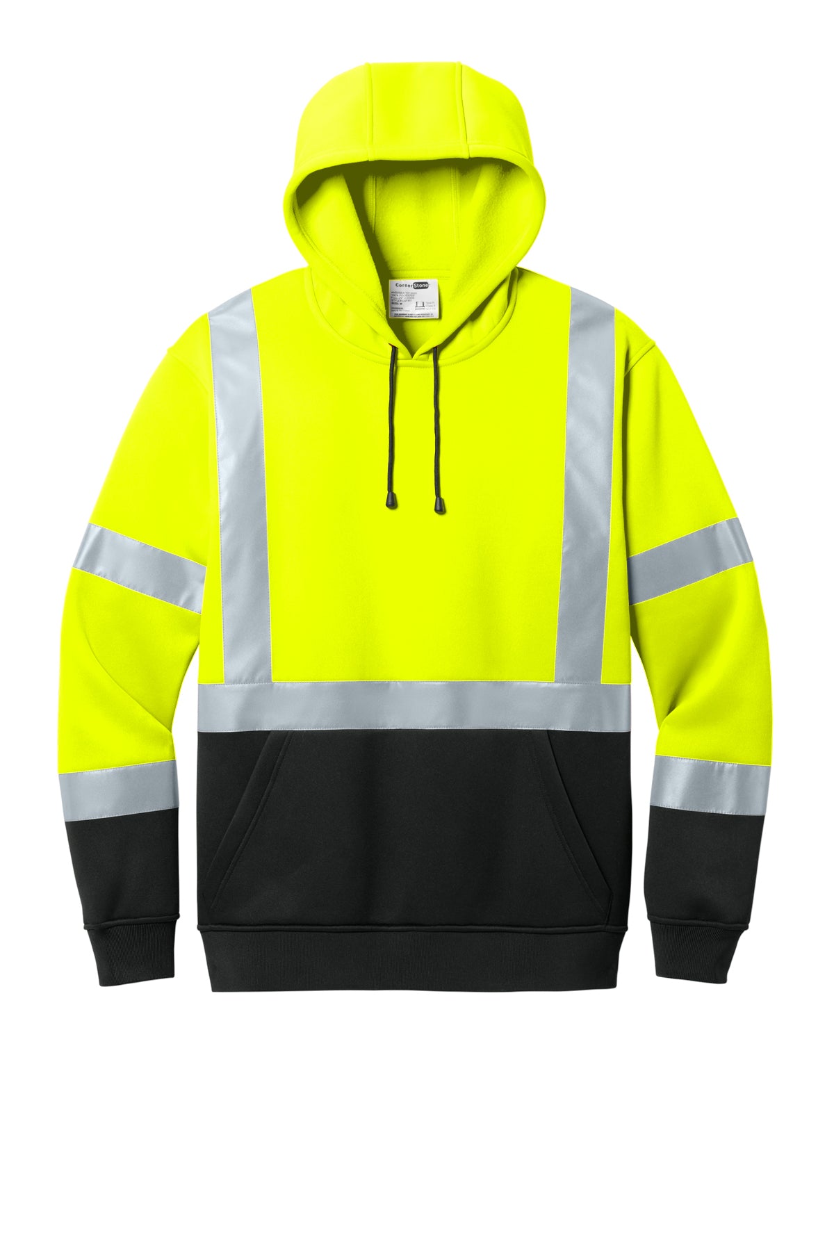 CornerStone® ANSI 107 Class 3 Heavy-Duty Fleece Pullover Hoodie | CSF301 - The Lemon Print & Design Studio 