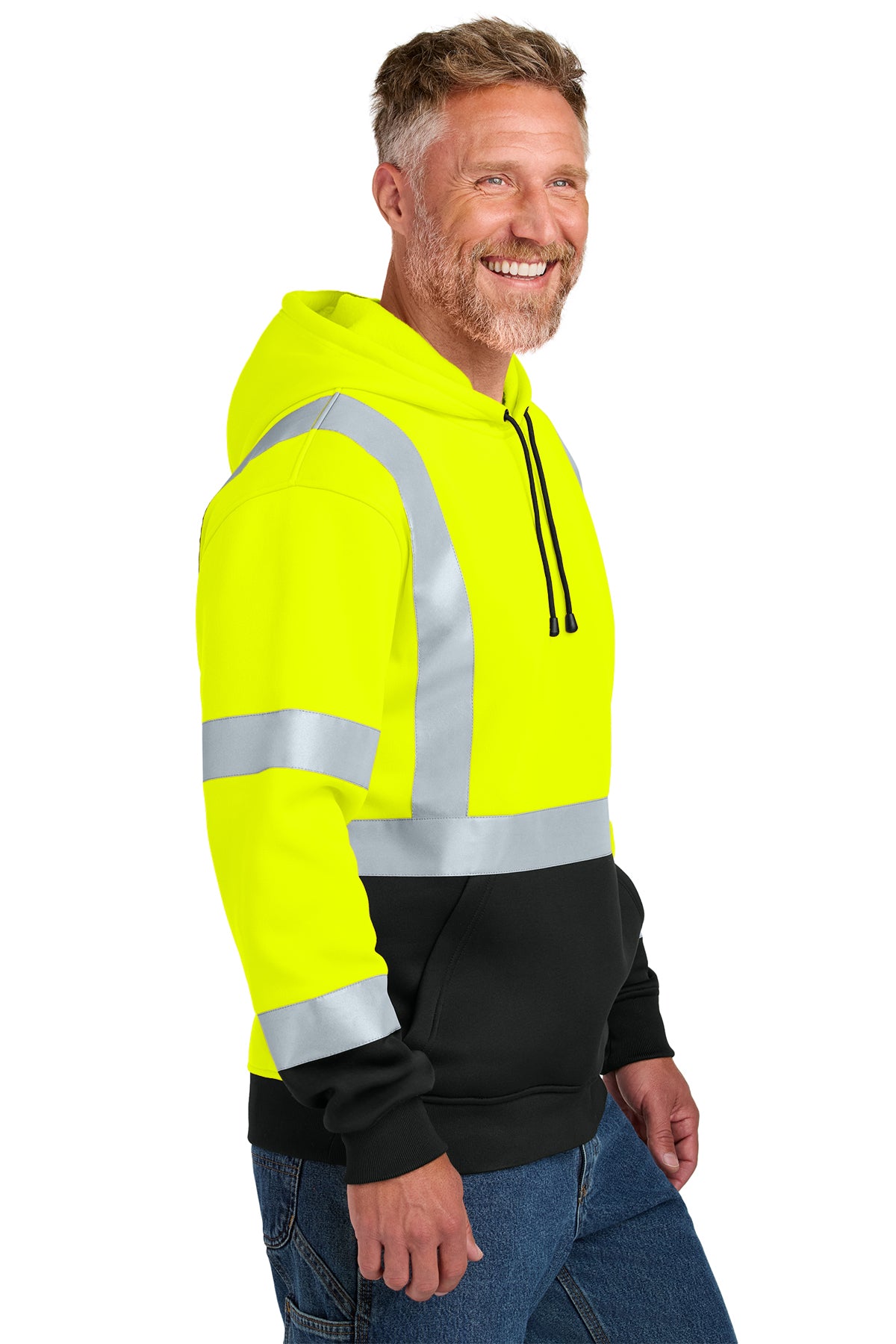 CornerStone® ANSI 107 Class 3 Heavy-Duty Fleece Pullover Hoodie | CSF301 - The Lemon Print & Design Studio 