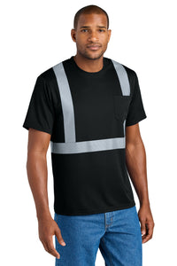 CornerStone® Enhanced Visibility Segmented Tape Tee| CS206 - The Lemon Print & Design Studio 