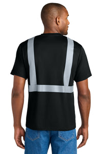 CornerStone® Enhanced Visibility Segmented Tape Tee| CS206 - The Lemon Print & Design Studio 