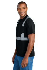 CornerStone® Enhanced Visibility Segmented Tape Tee| CS206 - The Lemon Print & Design Studio 