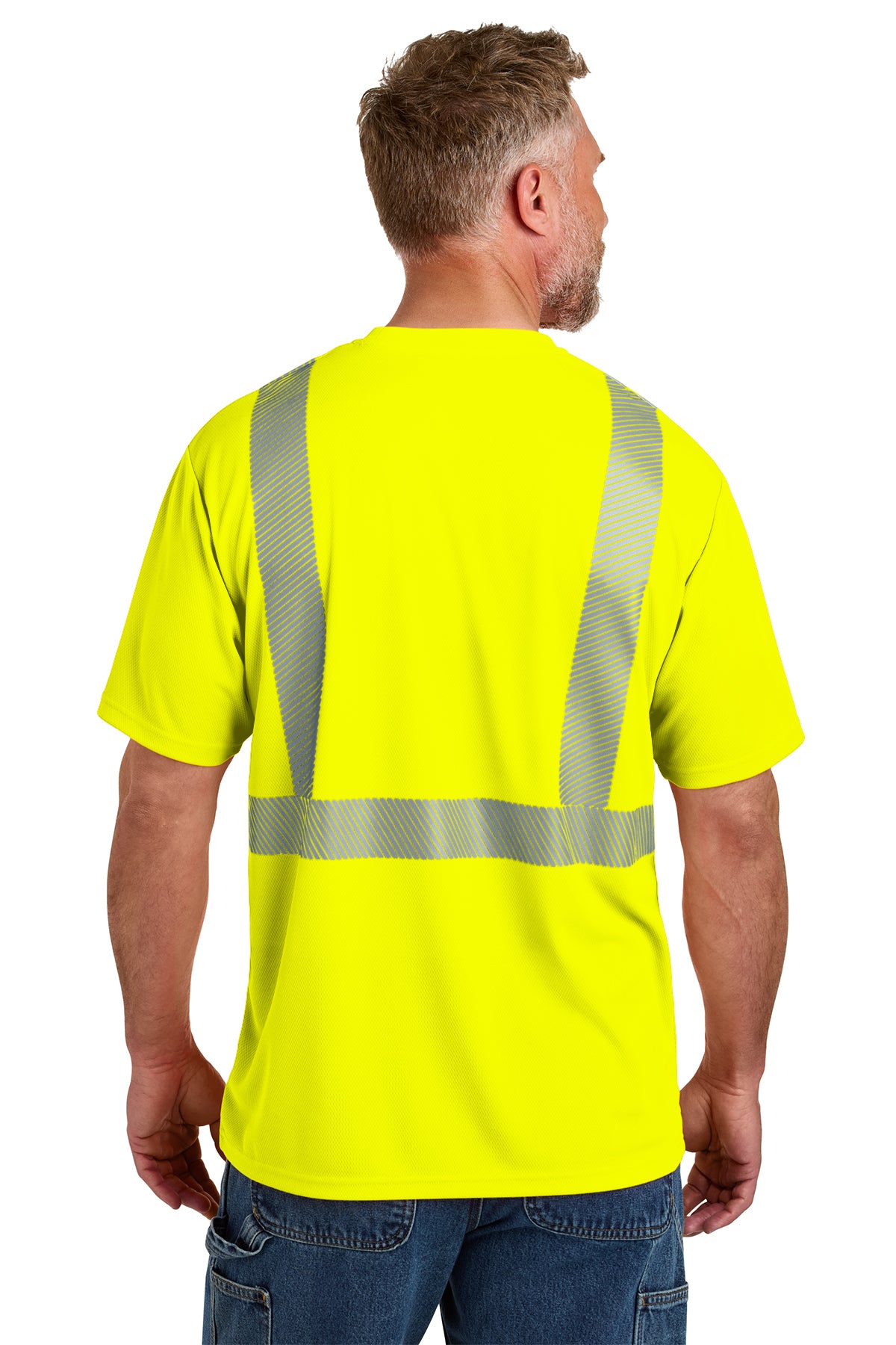 CornerStone® ANSI 107 Class 2 Segmented Tape Tee| CS204 - The Lemon Print & Design Studio 