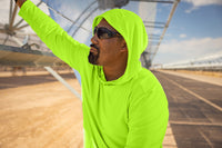 Carhartt Force® Sun Defender™ Long Sleeve Hooded T-Shirt | CT106923 - The Lemon Print & Design Studio 