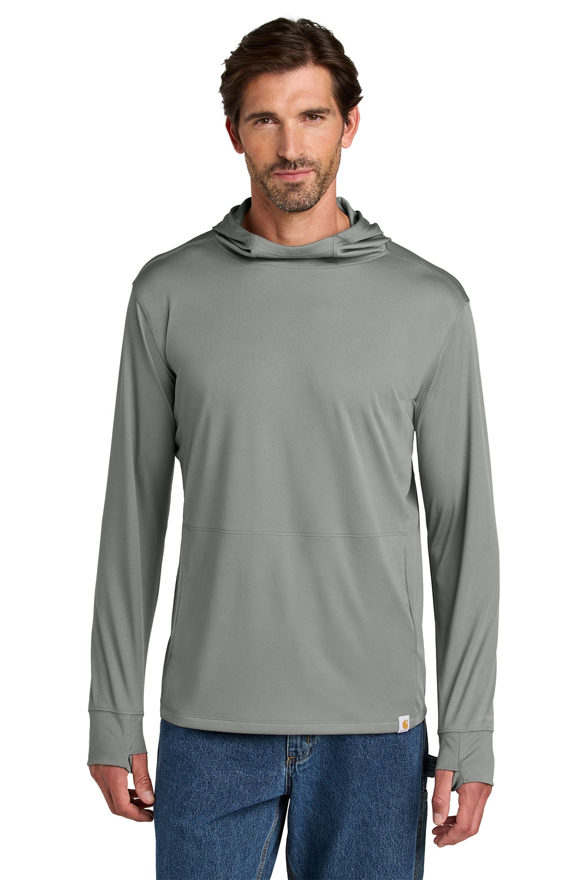 Carhartt Force® Sun Defender™ Long Sleeve Hooded T-Shirt | CT106923 - The Lemon Print & Design Studio 