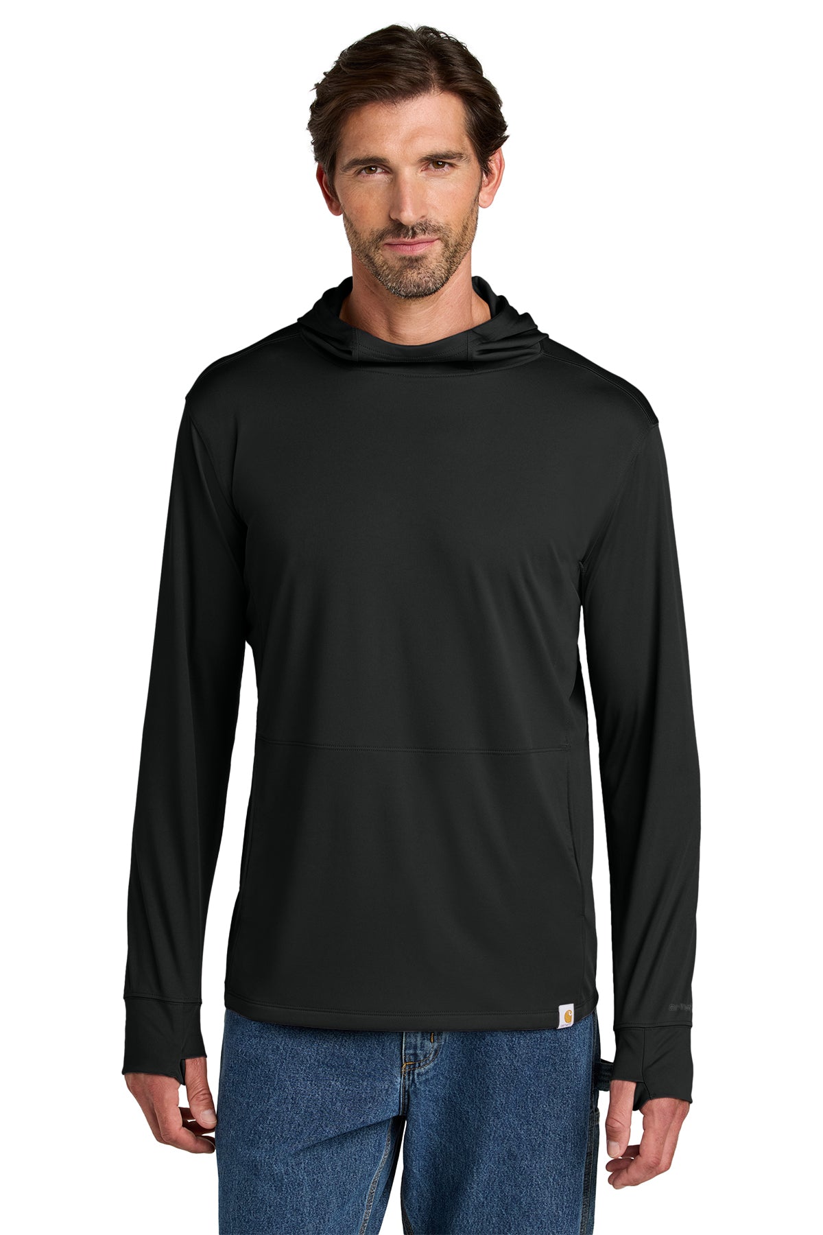 Carhartt Force® Sun Defender™ Long Sleeve Hooded T-Shirt | CT106923 - The Lemon Print & Design Studio 