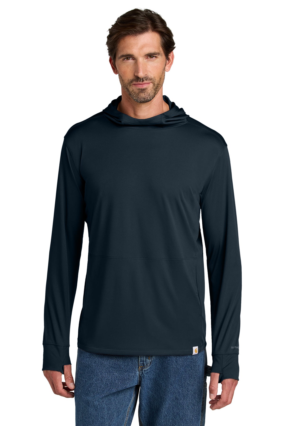 Carhartt Force® Sun Defender™ Long Sleeve Hooded T-Shirt | CT106923 - The Lemon Print & Design Studio 