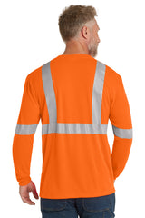 CornerStone® ANSI 107 Class 2 Long Sleeve Safety T-Shirt | CS401LS - The Lemon Print & Design Studio 
