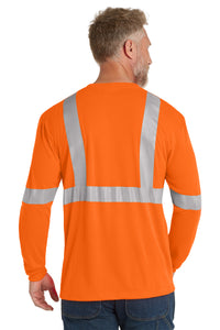 CornerStone® ANSI 107 Class 2 Long Sleeve Safety T-Shirt | CS401LS - The Lemon Print & Design Studio 