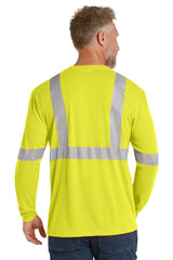 CornerStone® ANSI 107 Class 2 Long Sleeve Safety T-Shirt | CS401LS - The Lemon Print & Design Studio 