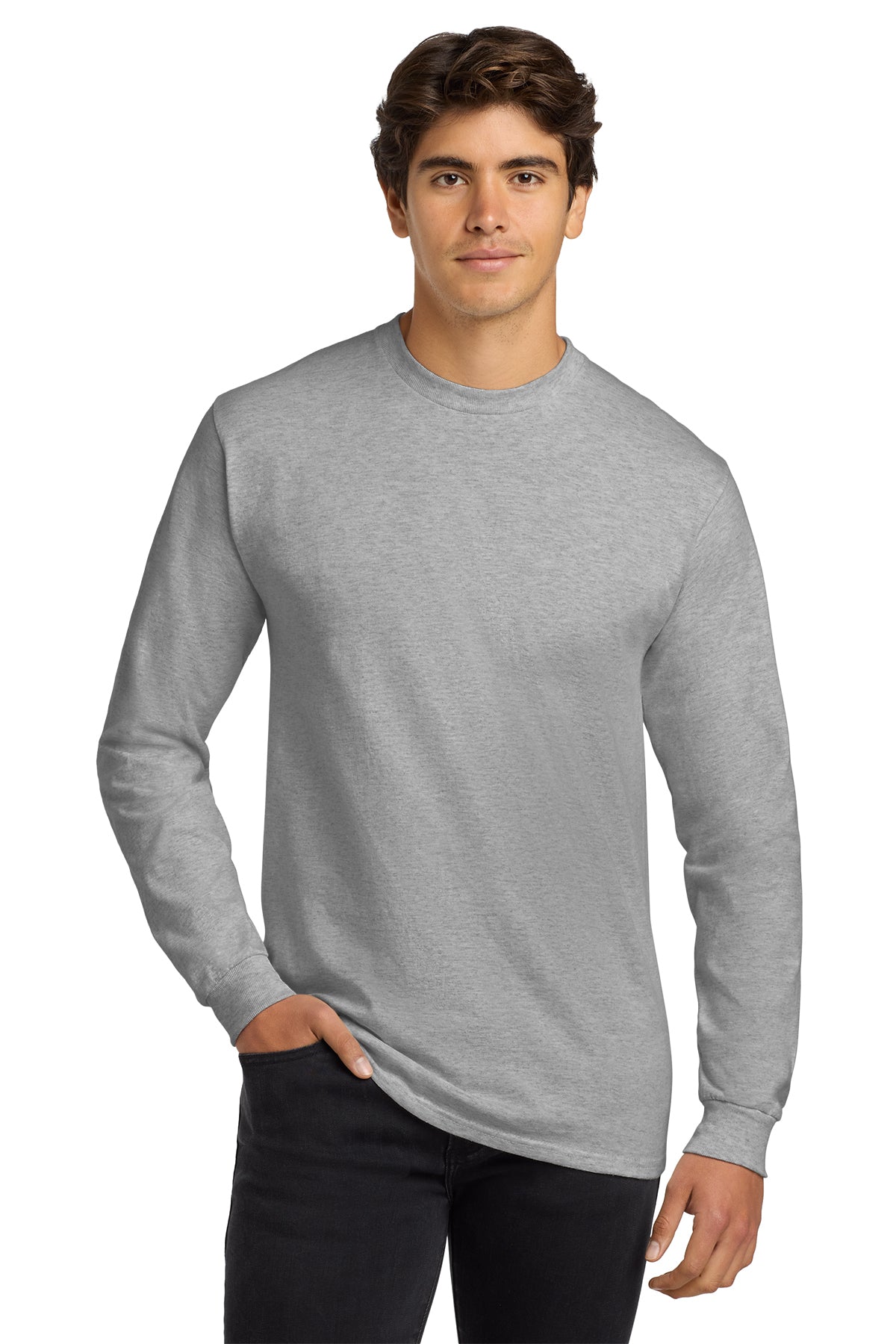 G2400 Gildan® Ultra Cotton® 100% US Cotton Long Sleeve T-Shirt - The Lemon Print & Design Studio 
