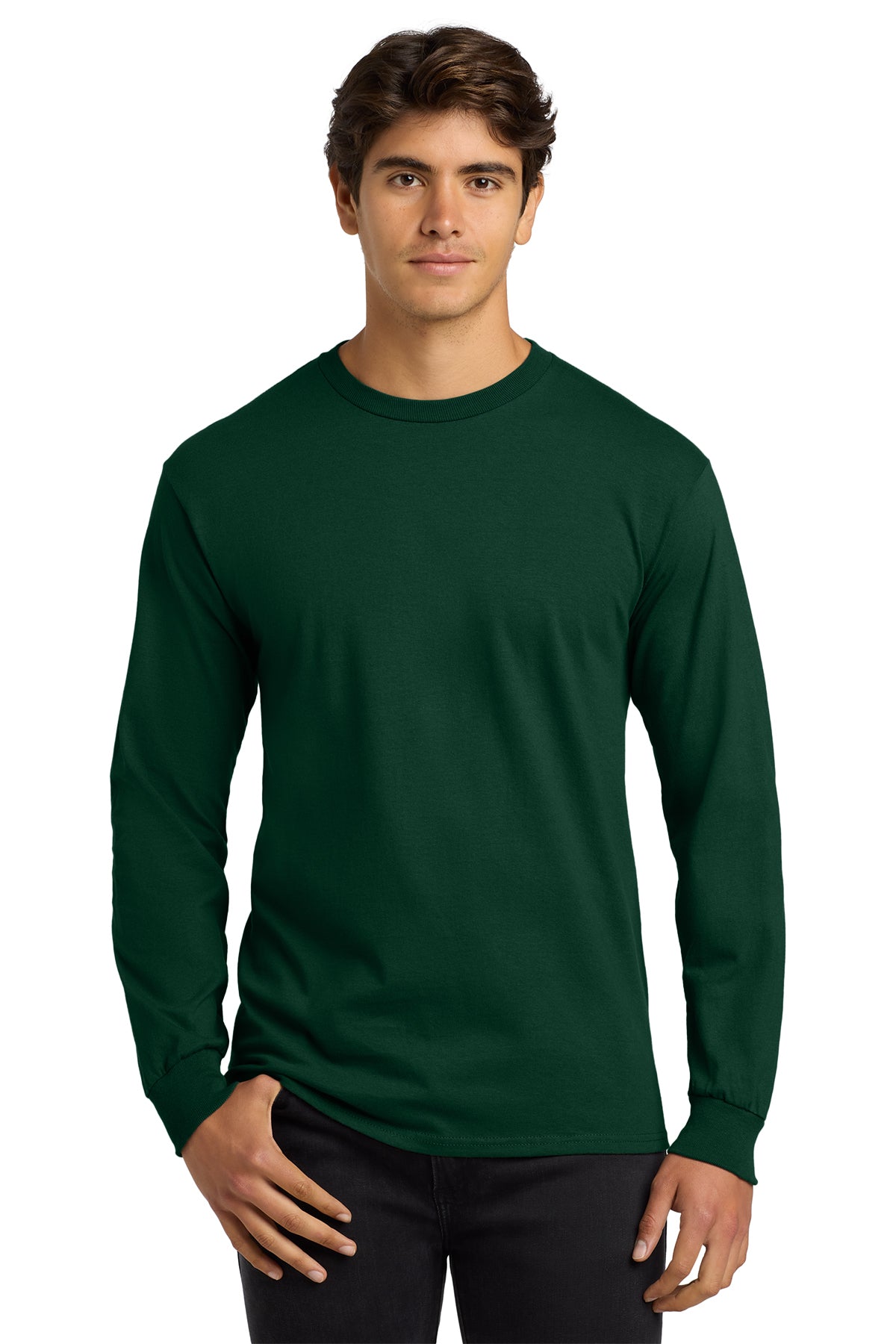 G2400 Gildan® Ultra Cotton® 100% US Cotton Long Sleeve T-Shirt - The Lemon Print & Design Studio 
