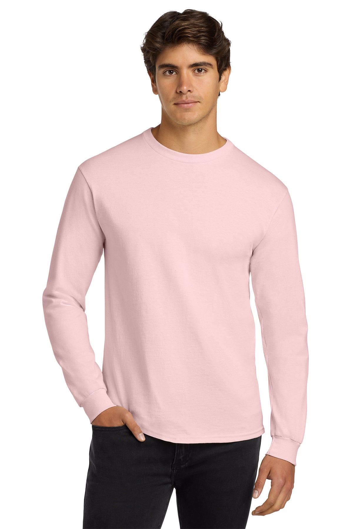 G2400 Gildan® Ultra Cotton® 100% US Cotton Long Sleeve T-Shirt - The Lemon Print & Design Studio 
