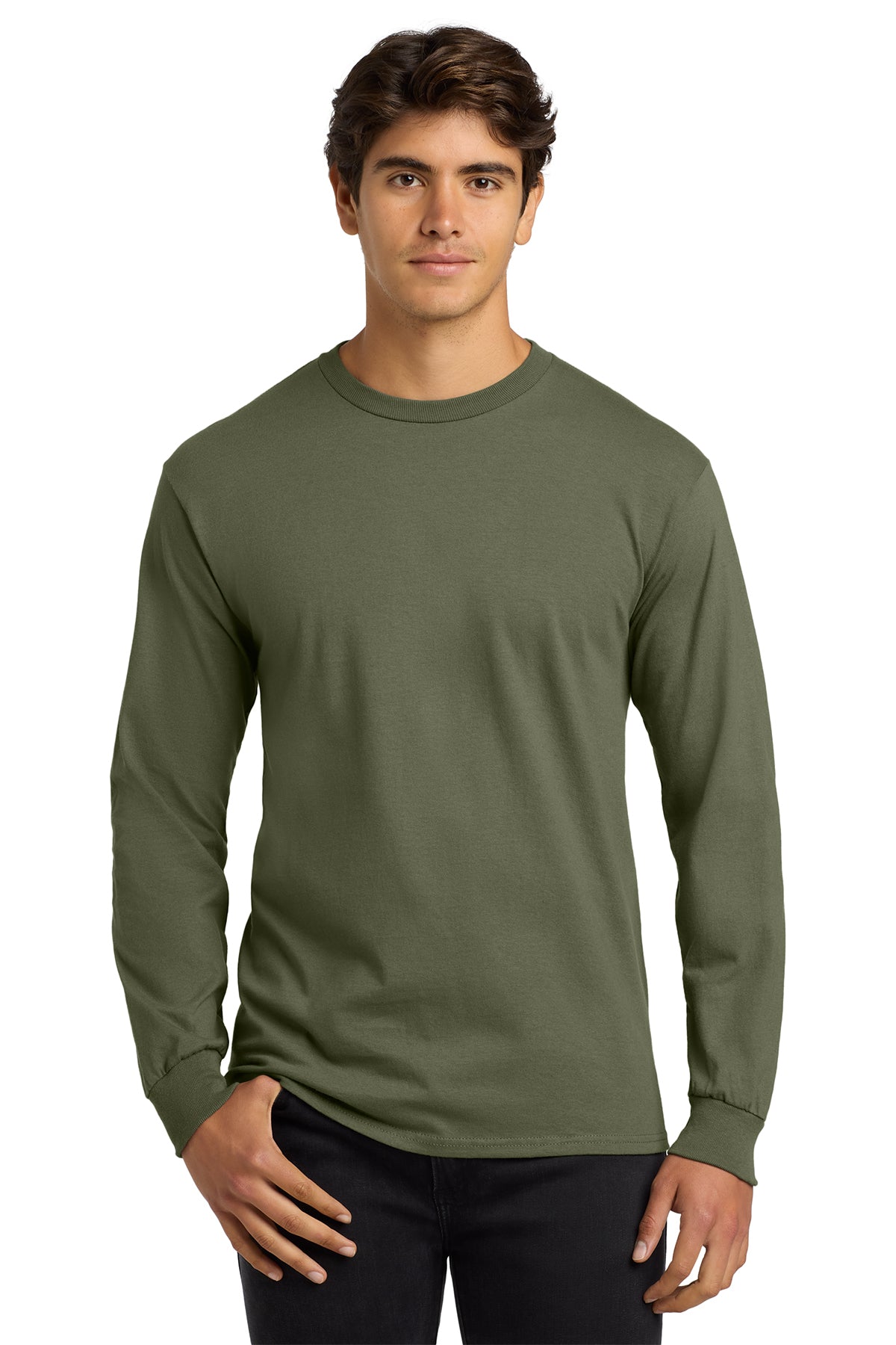 G2400 Gildan® Ultra Cotton® 100% US Cotton Long Sleeve T-Shirt - The Lemon Print & Design Studio 