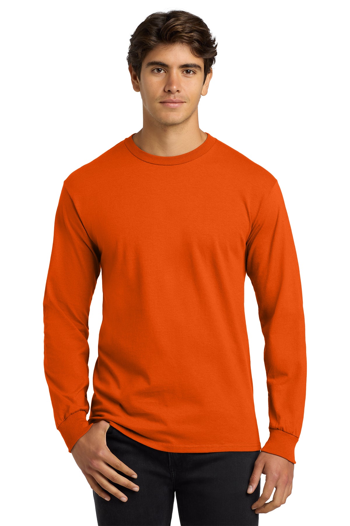 G2400 Gildan® Ultra Cotton® 100% US Cotton Long Sleeve T-Shirt - The Lemon Print & Design Studio 