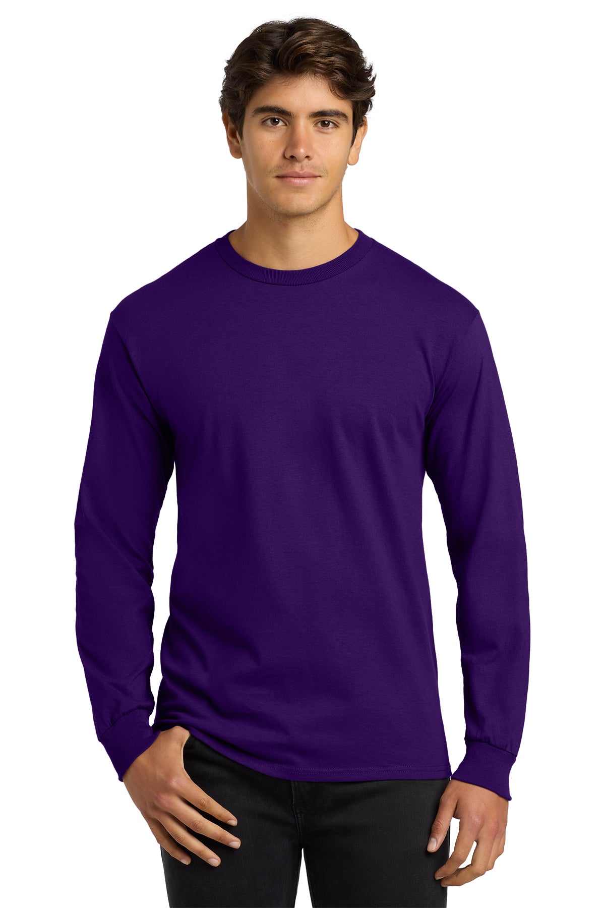 G2400 Gildan® Ultra Cotton® 100% US Cotton Long Sleeve T-Shirt - The Lemon Print & Design Studio 