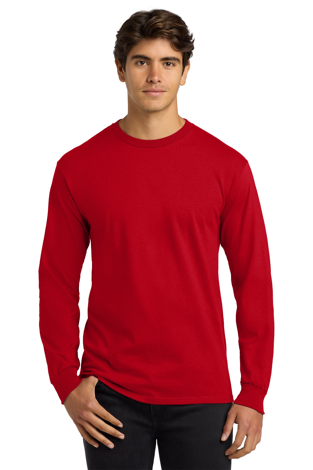 G2400 Gildan® Ultra Cotton® 100% US Cotton Long Sleeve T-Shirt - The Lemon Print & Design Studio 
