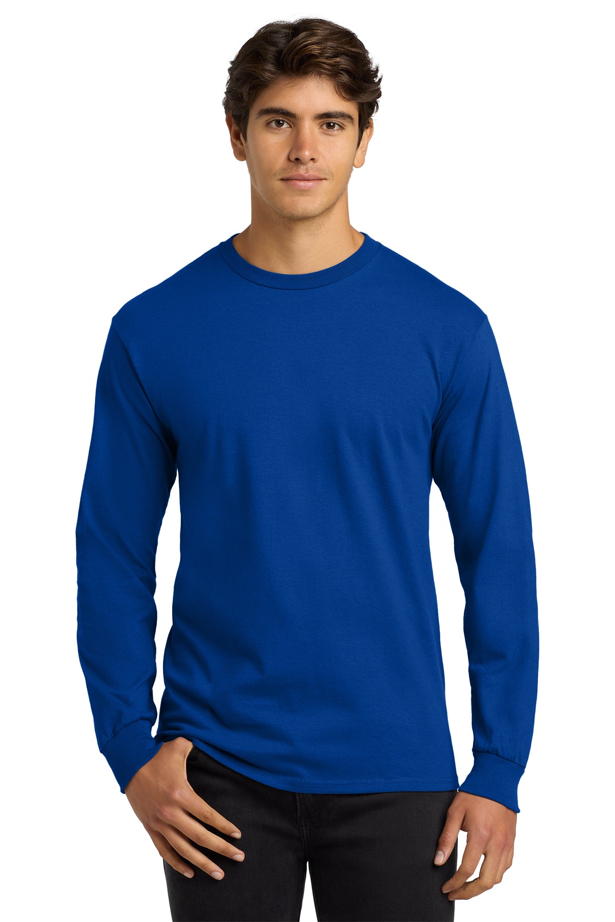 G2400 Gildan® Ultra Cotton® 100% US Cotton Long Sleeve T-Shirt - The Lemon Print & Design Studio 