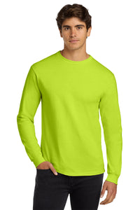 G2400 Gildan® Ultra Cotton® 100% US Cotton Long Sleeve T-Shirt - The Lemon Print & Design Studio 