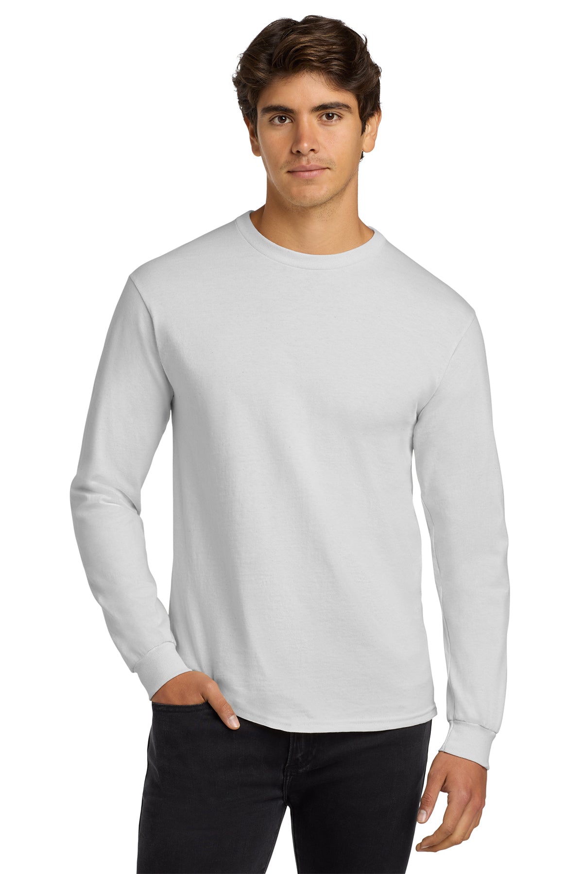 G2400 Gildan® Ultra Cotton® 100% US Cotton Long Sleeve T-Shirt - The Lemon Print & Design Studio 